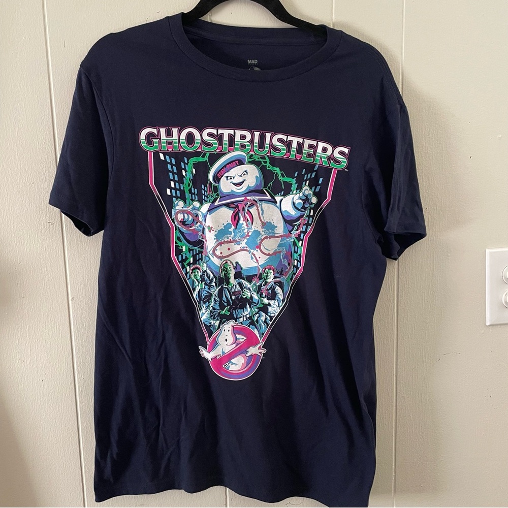 MAD Engine Ghostbusters Logo Tee Adult Medium
